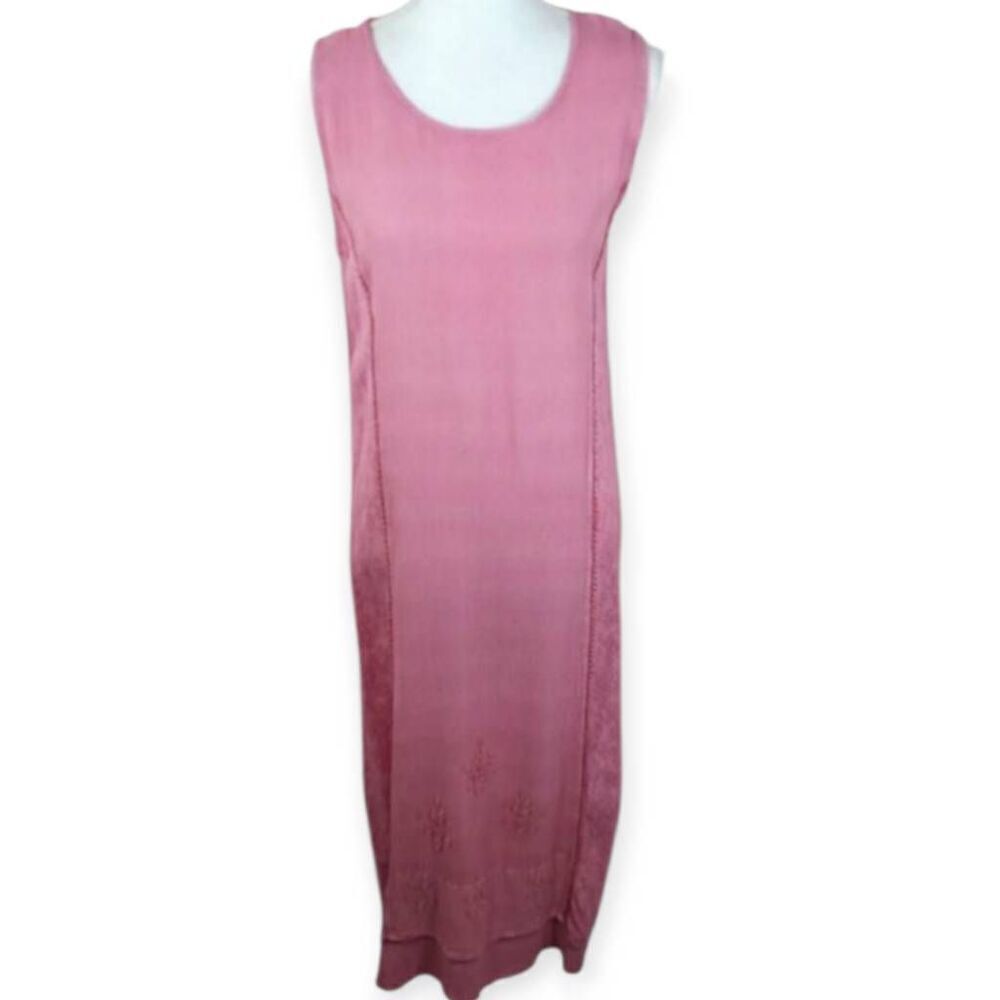 BFA CLASSICS PINK MAXI DRESS SZ.M EUC.